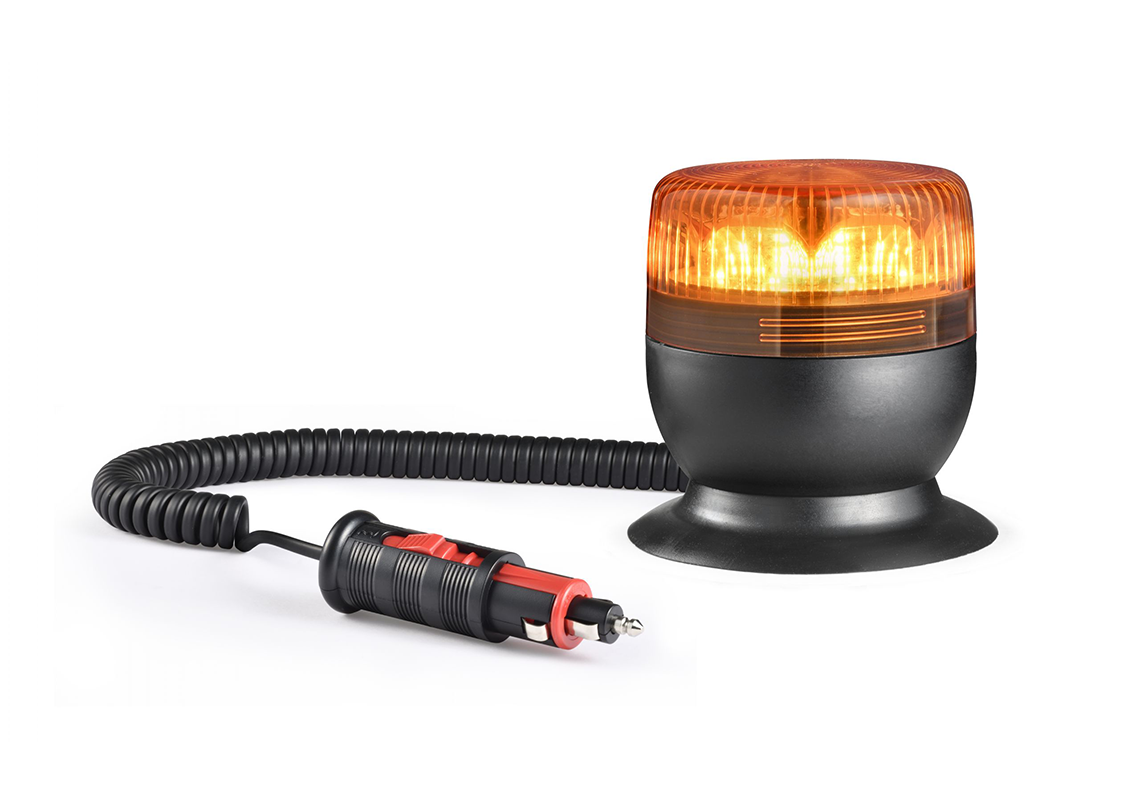 Gyrophare orange rotatif fixation magnétique CL1 - EVOLUX